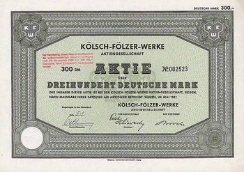 Kölsch-Fölzer-Werke AG