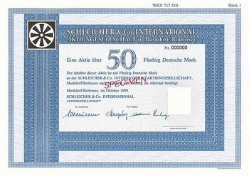 Schleicher & Co. International AG
