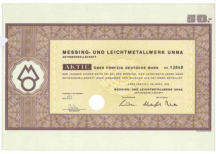 Messing- und Leichtmetallwerk Unna AG