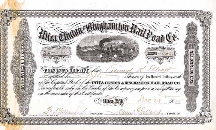 Utica, Clinton & Binghamton Railroad