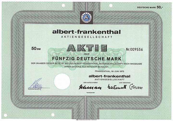 albert-frankenthal AG