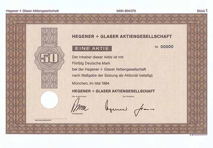 Hegener + Glaser AG