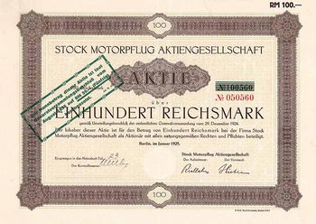 Stock Motorpflug AG