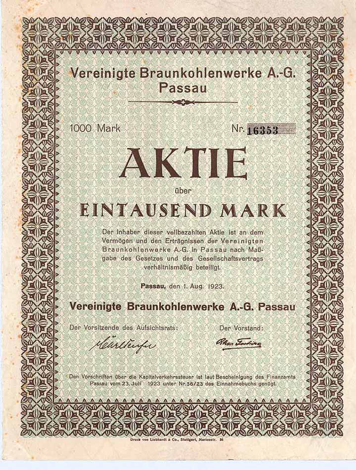 Vereinigte Braunkohlenwerke AG