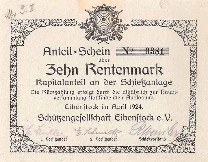 Schützengesellschaft Eibenstock e.V.