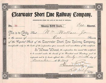 Clearwater Short Line Railway