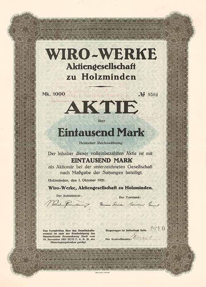 Wiro-Werke AG