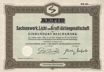 Sachsenwerk, Licht- und Kraft-AG