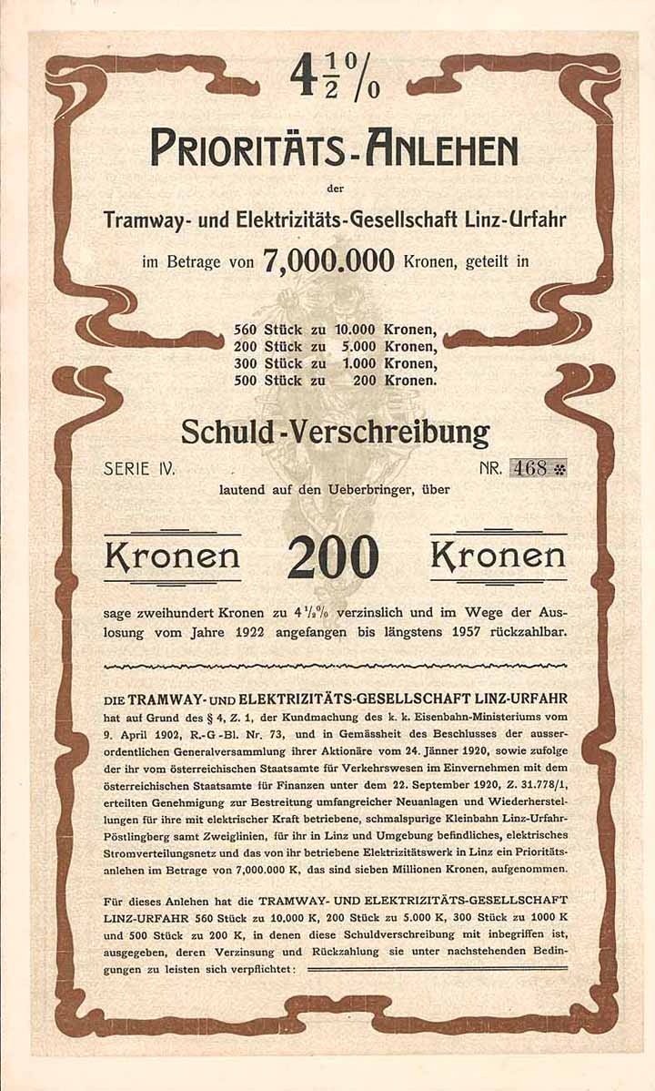 Tramway- und Elektricitäts-Gesellschaft Linz-Urfahr