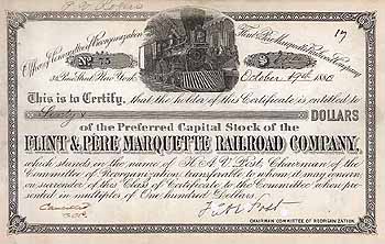 Flint & Pere Marquette Railroad (Office of Committee of Reorganisation)
