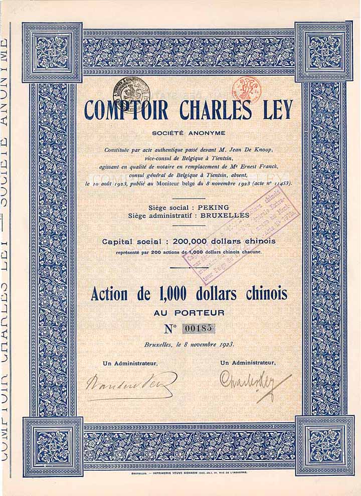 Comptoir Charles Ley S.A.