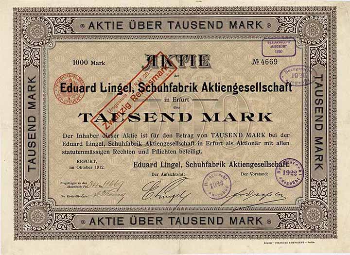 Eduard Lingel Schuhfabrik AG