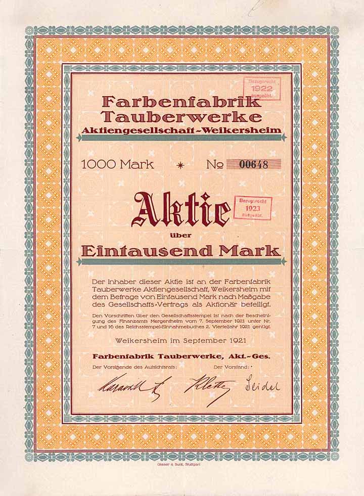 Farbenfabrik Tauberwerke AG