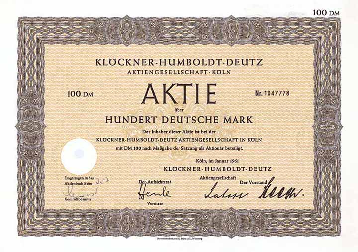 Klöckner-Humboldt-Deutz AG