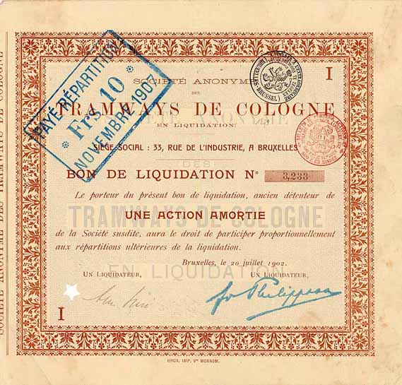 S.A. des Tramways de Cologne