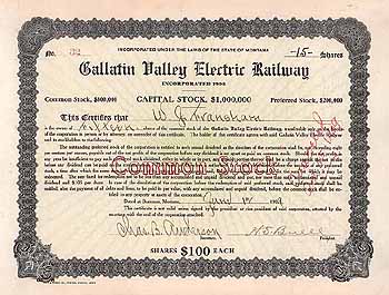 Gallatin Valley Electric Railway