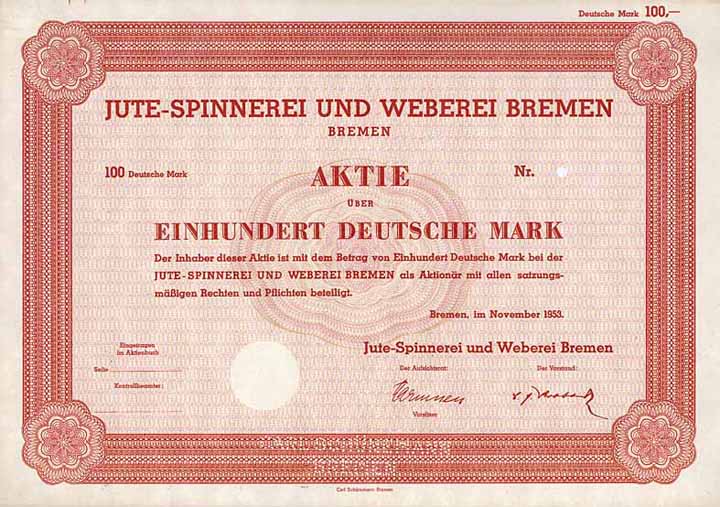 Jute-Spinnerei und Weberei Bremen AG