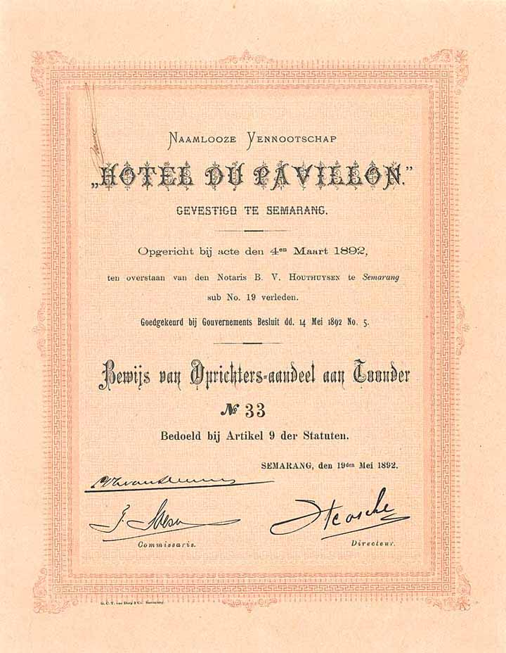 N.V. Hotel du Pavillon