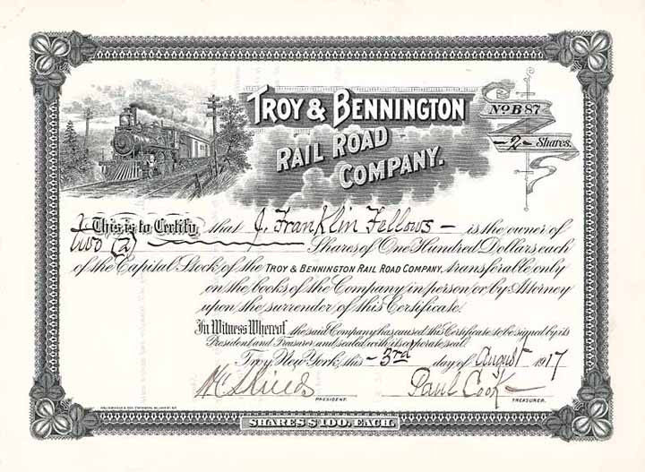 Troy & Bennington Railroad Co.