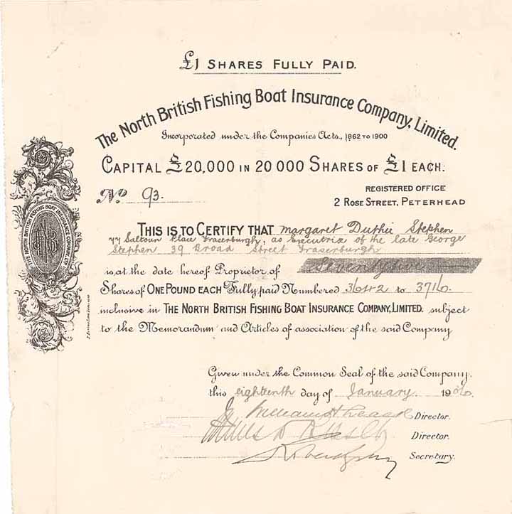 North British Fishing Boat Insurance Co.