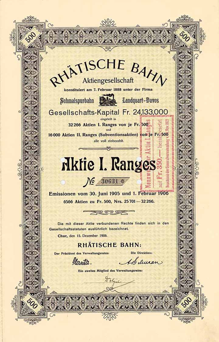 Rhätische Bahn A.-G.