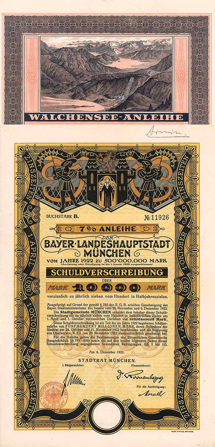 Bayern-Konvolut (7 Stücke)