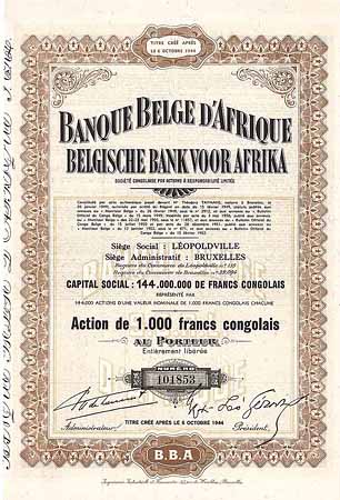 Banque Belge d’Afrique