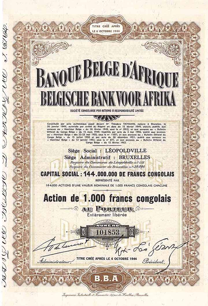 Banque Belge d’Afrique