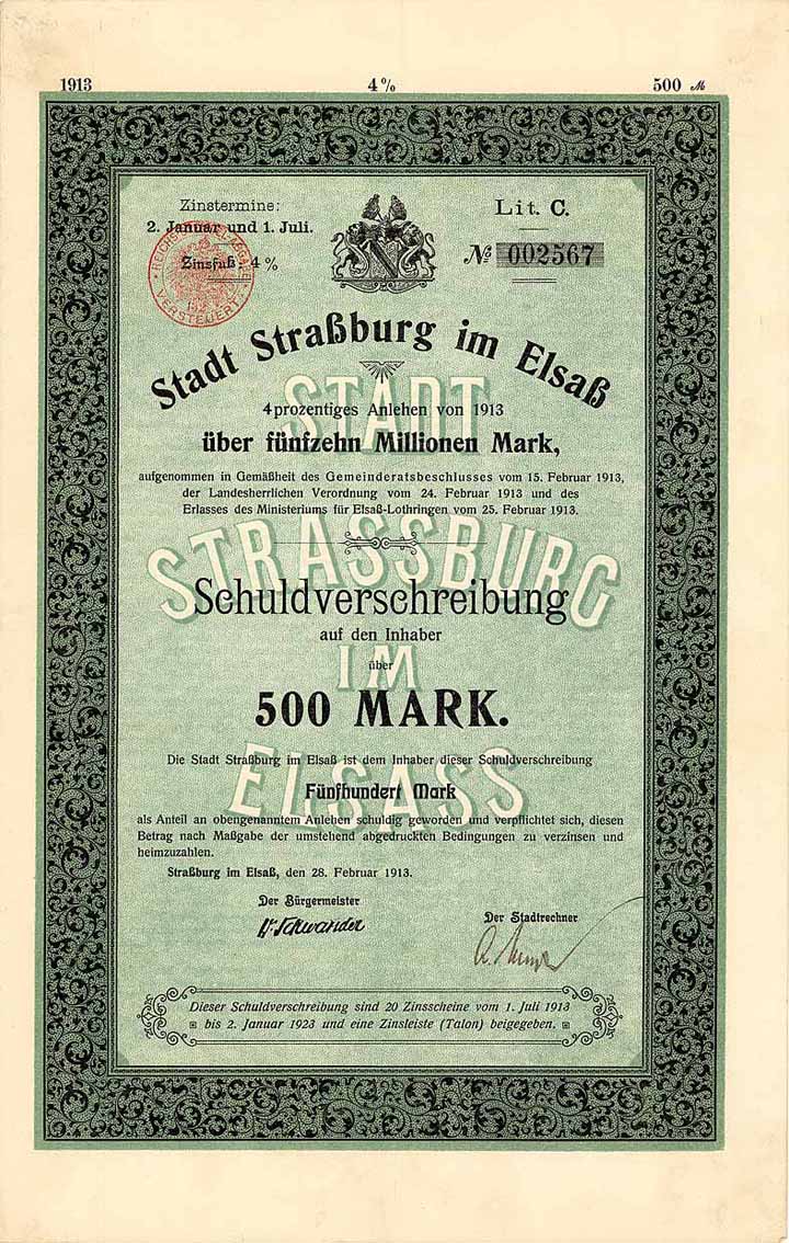 Stadt Strassburg i. Elsass