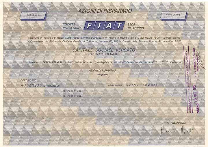 FIAT S.p.A.