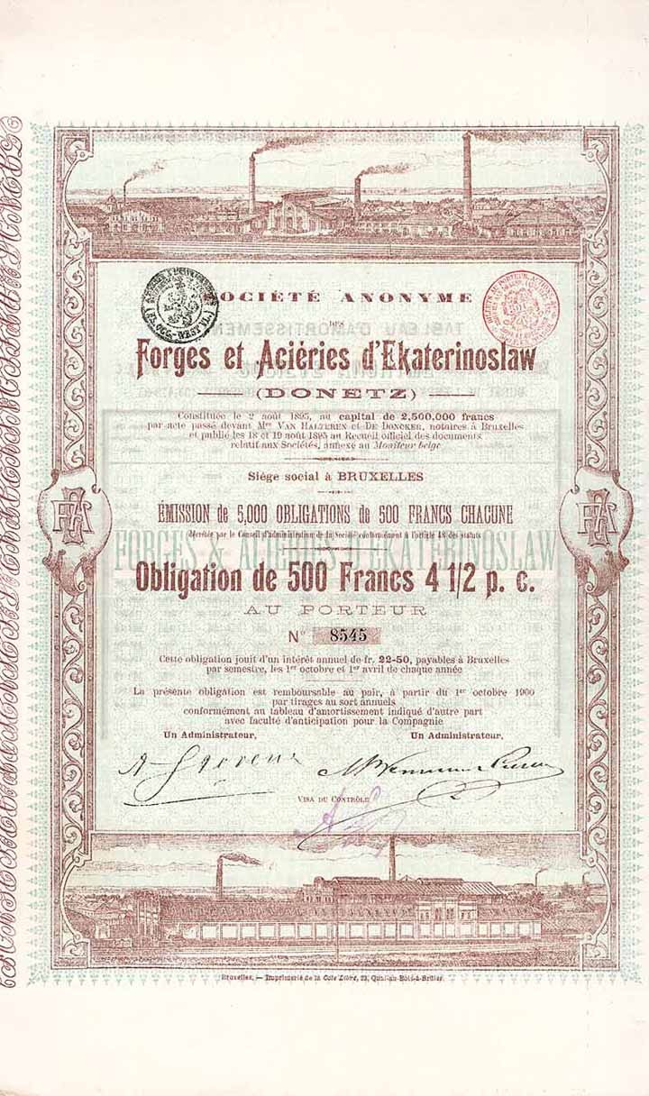 S.A. des Forges et Acièries d'Ekaterinoslaw (Donetz)