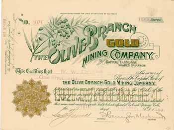 Olive Branch Gold Mining Co.