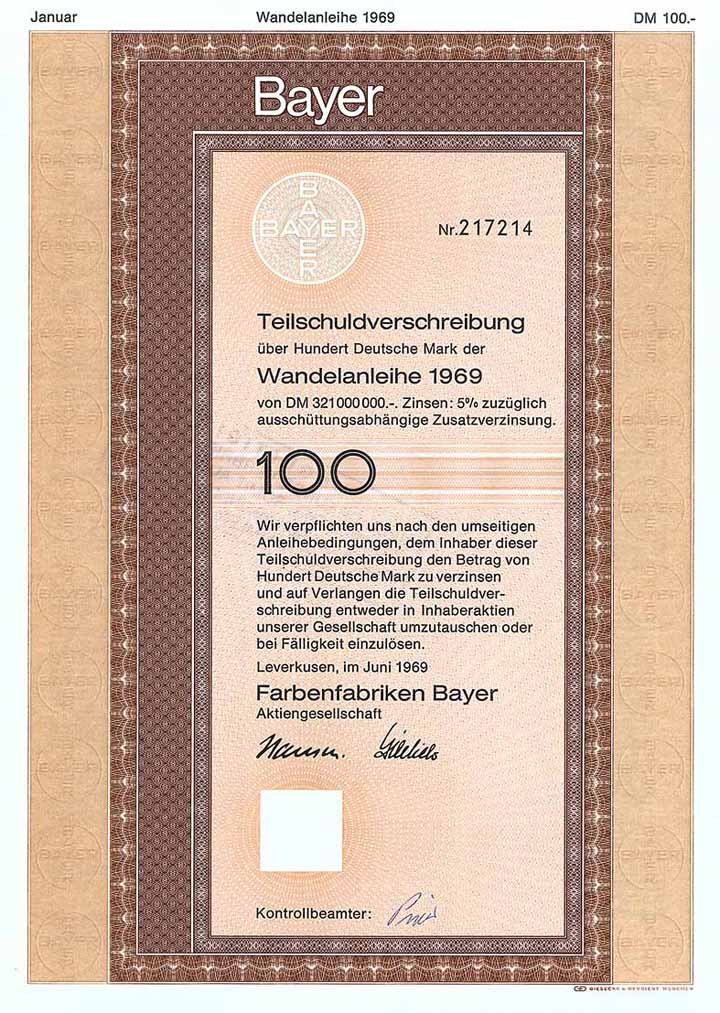 Farbenfabriken Bayer AG