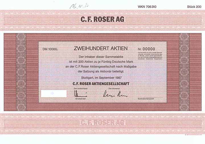 C. F. Roser AG