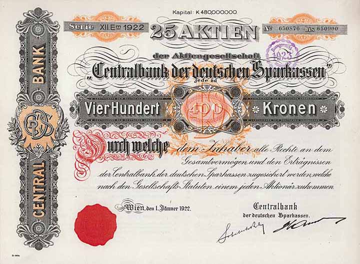 Centralbank der deutschen Sparkassen