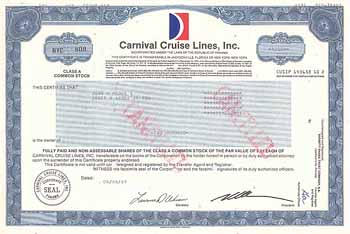 Carnival Cruise Lines, Inc.
