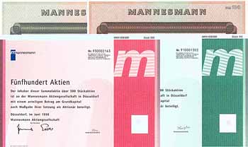 Mannesmann AG (8 Stücke)