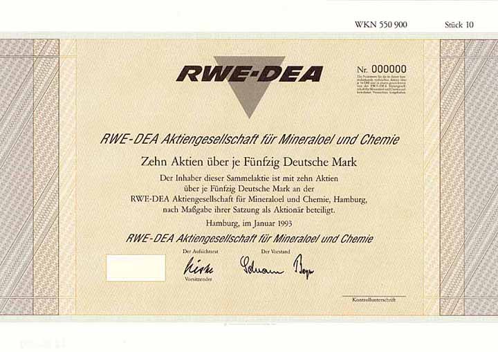 RWE-DEA AG für Mineraloel und Chemie