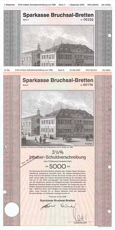 Sparkasse Bruchsal-Bretten (2 Stücke)