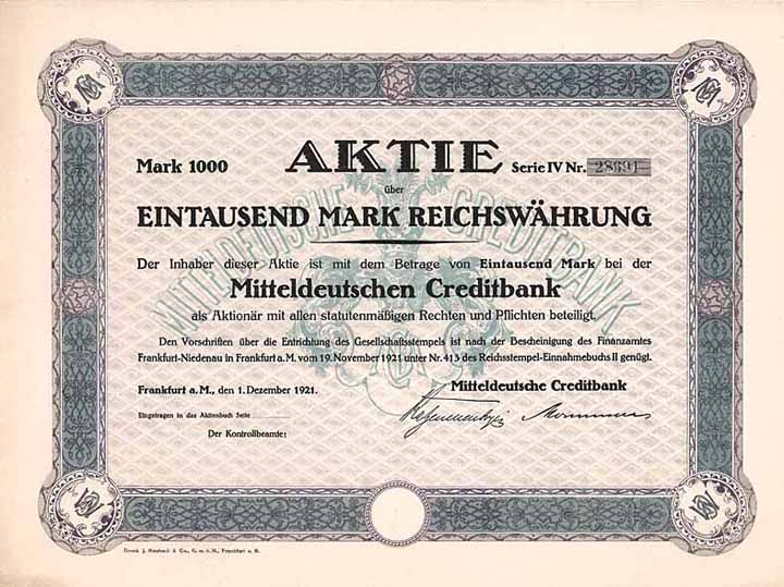 Mitteldeutsche Creditbank