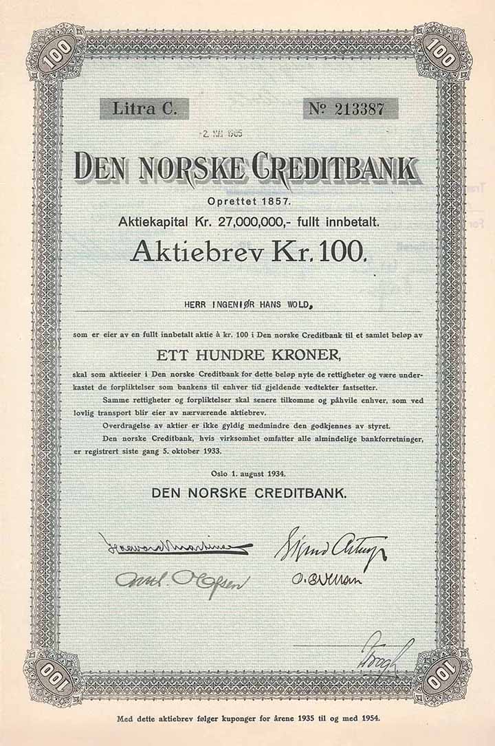 Den Norske Creditbank