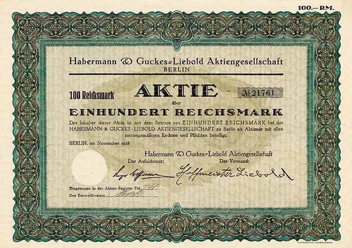 Habermann & Guckes-Liebold AG