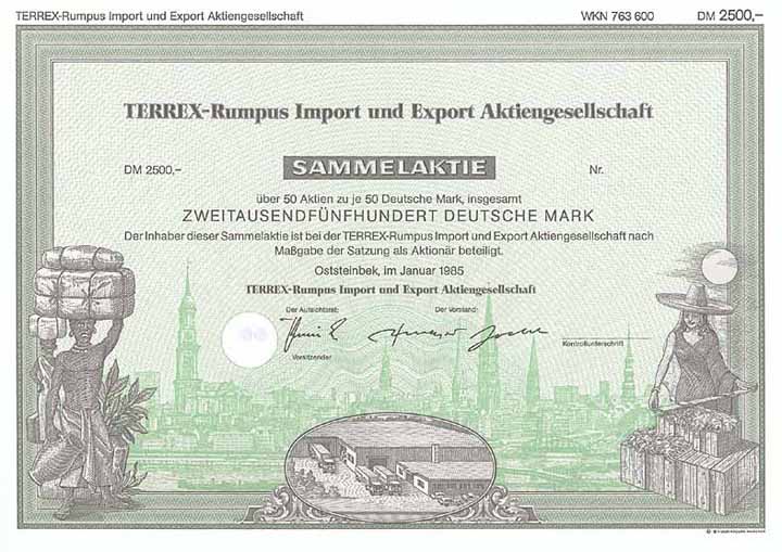 TERREX-Rumpus Import und Export AG