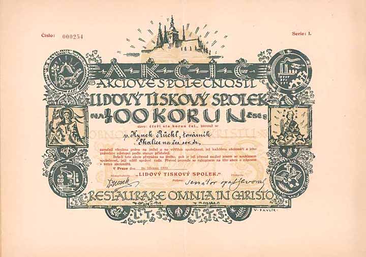Volksdruckerei AG (Lidovy Tiskovy Spolek)
