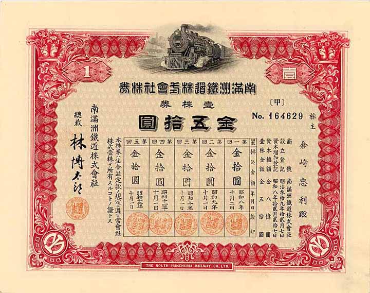 South Manchuria Railway Co.