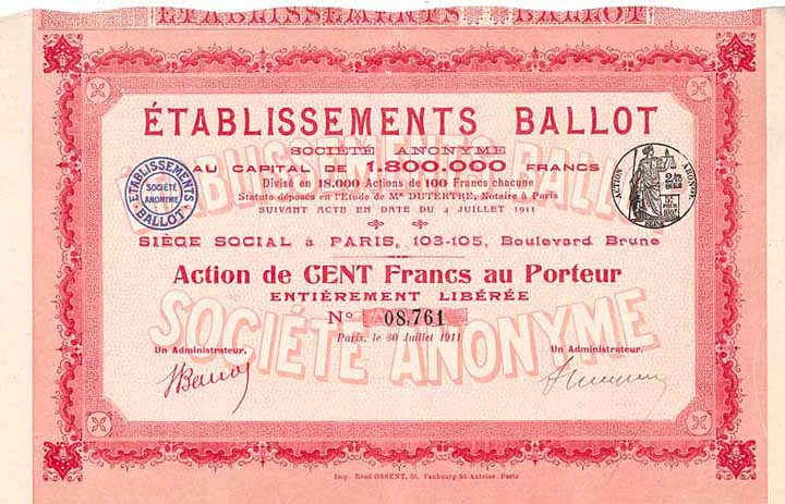 Établissements Ballot S.A.