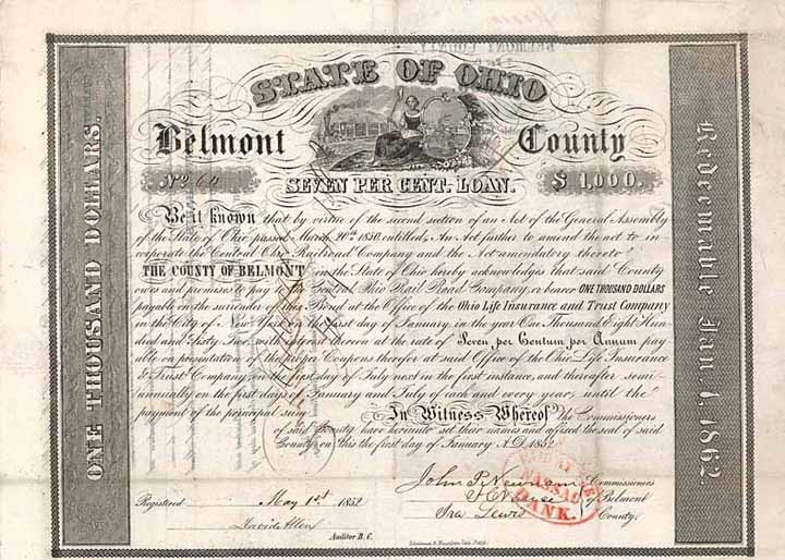 Central Ohio Railroad (Belmont County)