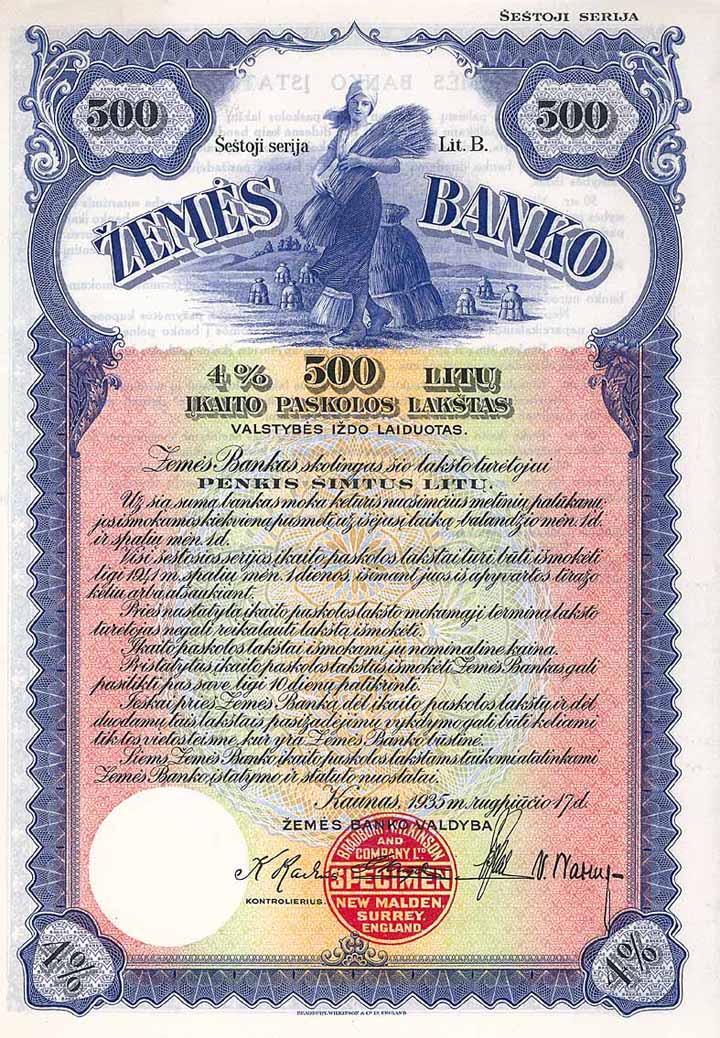 Zemés Banko (Land Bank)