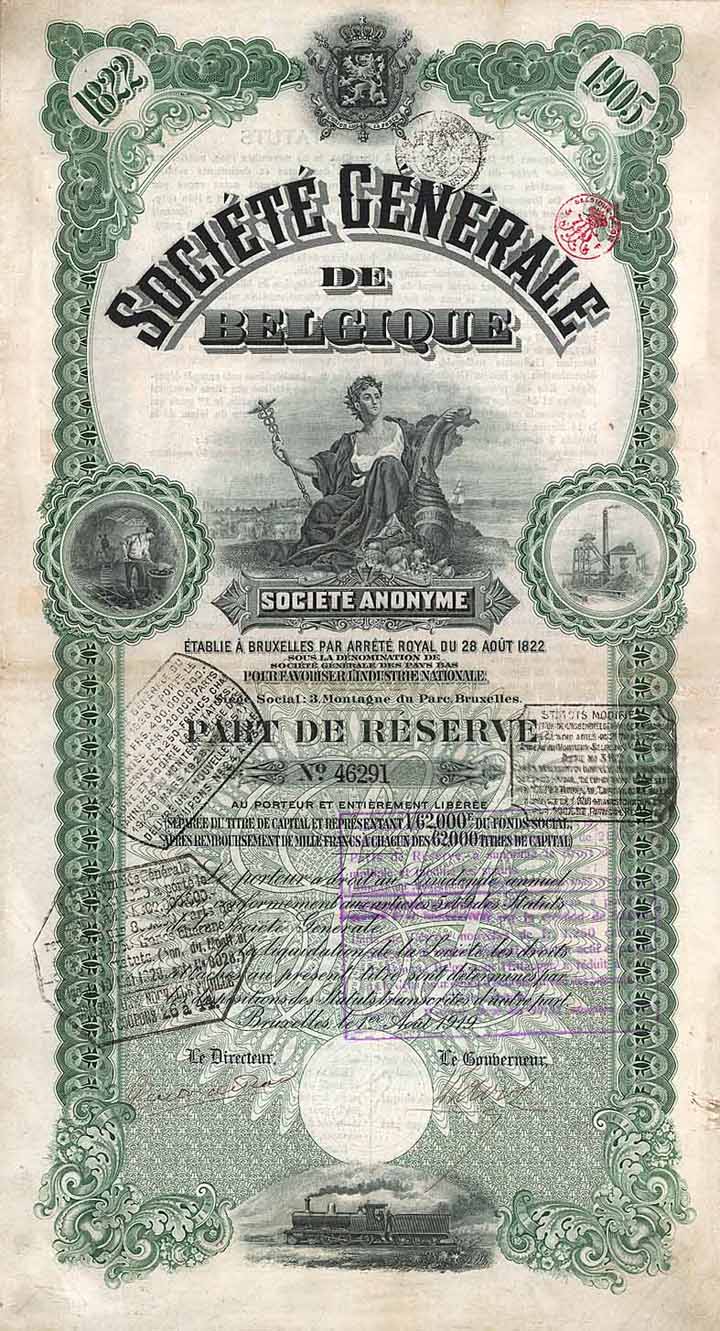 Société Générale de Belgique S.A.