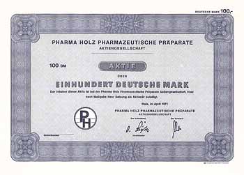 Pharma Holz Pharmazeutische Präparate AG